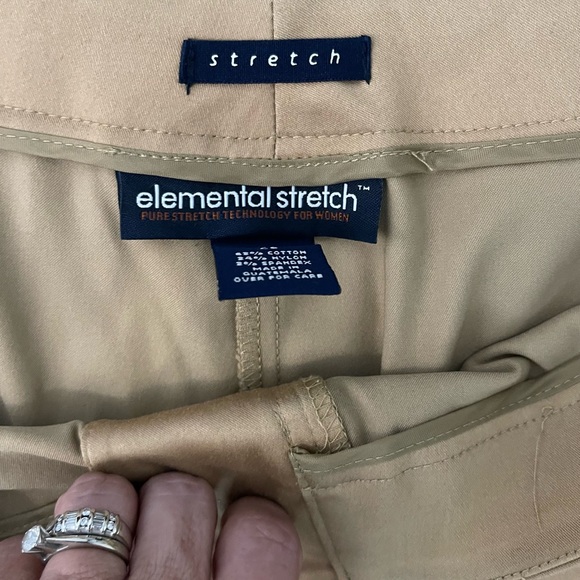 Elemental Stretch Beige Khaki Capri Pants l Size 26 l Poshmark - Picture 8 of 8
